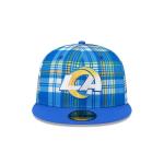 GORRA NEW ERA CAP LOS ANGELES RAMS NFL SIDELINE STATEMENT 2024 59FIFTY CERRADA en STOCK