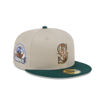 GORRA NEW ERA CAP SEATTLE MARINERS MLB TREE BARK FILL 59FIFTY CERRADA en STOCK