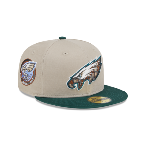 GORRA NEW ERA CAP PHILADELPHIA EAGLES NFL TREE BARK FILL 59FIFTY CERRADA en STOCK