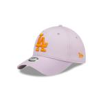 GORRA NEW ERA CAP LOS ANGELES DODGERS MLB LEAGUE ESSENTIALS 9FORTY STRAPBACK MORADA PARA MUJER en STOCK