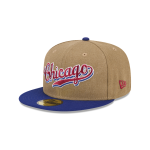 GORRA NEW ERA CAP CHICAGO CUBS MLB CANVAS CROWN 59FIFTY CERRADA en STOCK