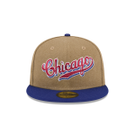GORRA NEW ERA CAP CHICAGO CUBS MLB CANVAS CROWN 59FIFTY CERRADA en STOCK