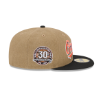 GORRA NEW ERA CAP BALTIMORE ORIOLES MLB CANVAS CROWN 59FIFTY CERRADA en STOCK