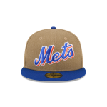 GORRA NEW ERA CAP NEW YORK METS MLB CANVAS CROWN 59FIFTY CERRADA en STOCK