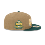 GORRA NEW ERA CAP OAKLAND ATHLETICS MLB CANVAS CROWN 59FIFTY CERRADA en STOCK