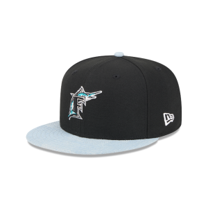 GORRA NEW ERA CAP FLORIDA MARLINS MLB PATCH DENIM 59FIFTY CERRADA en STOCK
