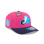 GORRA NEW ERA CAP MONTREAL EXPOS MLB BIG LEAGUE CHEW BLUE RASPBERRY 9SEVENTY SNAPBACK en STOCK