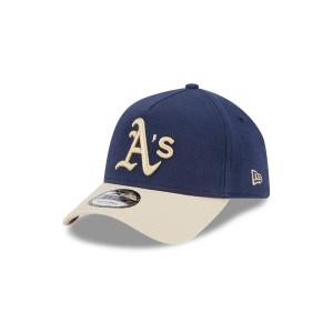 GORRA NEW ERA CAP OAKLAND ATHLETICS MLB MOLESKIN CROWN 9FORTY AF SNAPBACK AZUL en STOCK