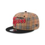 GORRA NEW ERA CAP DETROIT TIGERS MLB TAN TARTAN 9FIFTY SNAPBACK en STOCK