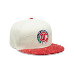 GORRA NEW ERA CAP DEPORTIVO TOLUCA FC VISOR SPLATTER 59FIFTY CERRADA en STOCK