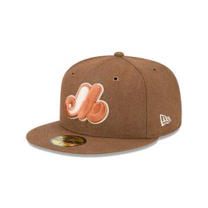 GORRA NEW ERA CAP MONTREAL EXPOS MLB ANTIQUE PLAID 59FIFTY CERRADA en STOCK