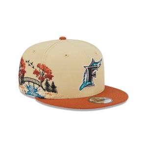 GORRA NEW ERA CAP FLORIDA MARLINS MLB FALL LANDSCAPE 9FIFTY SNAPBACK en STOCK