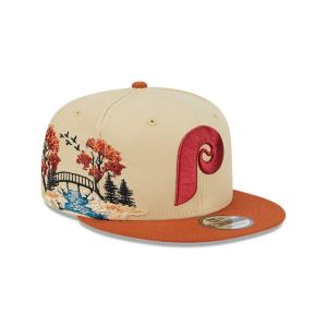 GORRA NEW ERA CAP PHILADELPHIA PHILLIES MLB FALL LANDSCAPE 9FIFTY SNAPBACK en STOCK