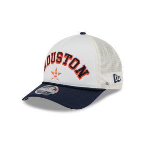 GORRA NEW ERA CAP HOUSTON ASTROS MLB CHROME ARCH 9FORTY M-CROWN AF TRUCKER SNAPBACK en STOCK