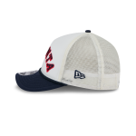 GORRA NEW ERA CAP ATLANTA BRAVES MLB CHROME ARCH 9FORTY M-CROWN AF TRUCKER SNAPBACK en STOCK