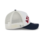 GORRA NEW ERA CAP ATLANTA BRAVES MLB CHROME ARCH 9FORTY M-CROWN AF TRUCKER SNAPBACK en STOCK