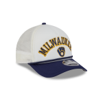 GORRA NEW ERA CAP MILWAUKEE BREWERS MLB CHROME ARCH 9FORTY M-CROWN AF TRUCKER SNAPBACK en STOCK