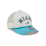 GORRA NEW ERA CAP MIAMI DOLPHINS NFL CHROME ARCH 9FORTY M-CROWN AF TRUCKER SNAPBACK en STOCK