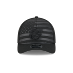GORRA NEW ERA CAP BALTIMORE ORIOLES MLB FLAG 9FORTY M-CROWN AF SNAPBACK NEGRA en STOCK