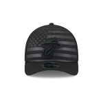 GORRA NEW ERA CAP MIAMI HEAT NBA FLAG 9FORTY M-CROWN AF SNAPBACK NEGRA en STOCK