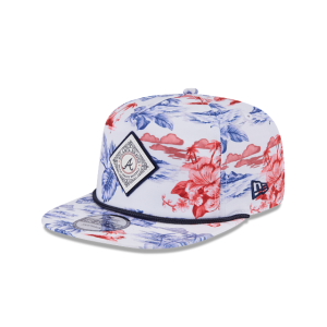 GORRA NEW ERA CAP ATLANTA BRAVES MLB TROPICAL PRINT GOLFER SNAPBACK en STOCK