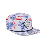 GORRA NEW ERA CAP ATLANTA BRAVES MLB TROPICAL PRINT GOLFER SNAPBACK en STOCK