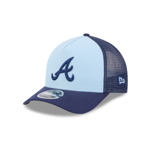 GORRA NEW ERA CAP ATLANTA BRAVES MLB COLOR PACK 9FORTY M-CROWN AF SNAPBACK AZUL en STOCK