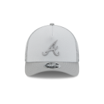 GORRA NEW ERA CAP ATLANTA BRAVES MLB COLOR PACK 9FORTY M-CROWN AF SNAPBACK GRIS en STOCK