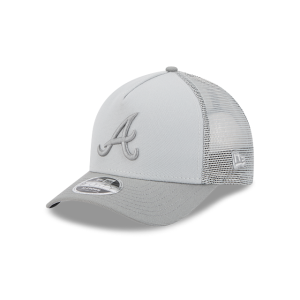 GORRA NEW ERA CAP ATLANTA BRAVES MLB COLOR PACK 9FORTY M-CROWN AF SNAPBACK GRIS en STOCK