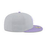 GORRA NEW ERA CAP MILWAUKEE BREWERS PURPLE LOGO MLB COLOR PACK 59FIFTY CERRADA en STOCK