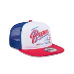 GORRA NEW ERA CAP ATLANTA BRAVES MLB RETRO SCRIPT 9FIFTY AF TRUCKER SNAPBACK en STOCK
