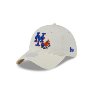 GORRA NEW ERA CAP NEW YORK METS MLB WOMEN'S FLORAL 9TWENTY STRAPBACK PARA MUJER en STOCK