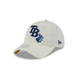 GORRA NEW ERA CAP TAMPA BAY RAYS MLB WOMEN'S FLORAL 9TWENTY STRAPBACK PARA MUJER en STOCK