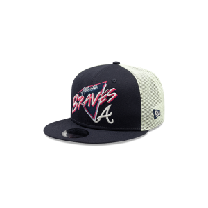 GORRA NEW ERA CAP ATLANTA BRAVES MLB GLOW IN THE DARK 9FIFTY SNAPBACK PARA NIñA O NIñO en STOCK