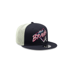 GORRA NEW ERA CAP ATLANTA BRAVES MLB GLOW IN THE DARK 9FIFTY SNAPBACK PARA NIñA O NIñO en STOCK