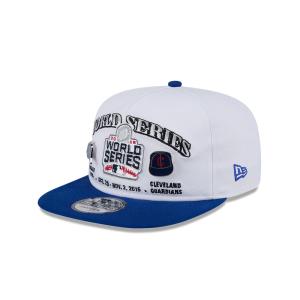 GORRA NEW ERA CAP CHICAGO CUBS VS CLEVELAND GUARDIANS MLB CHAMPIONSHIP PIN GOLFER SNAPBACK en STOCK