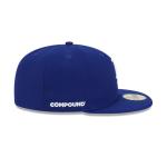 GORRA NEW ERA CAP LOS ANGELES DODGERS COMPOUND X MLB 59FIFTY CERRADA en STOCK