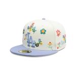 GORRA NEW ERA CAP LOS ANGELES DODGERS MLB BLOOMING 59FIFTY CERRADA en STOCK