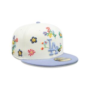 GORRA NEW ERA CAP LOS ANGELES DODGERS MLB BLOOMING 59FIFTY CERRADA en STOCK