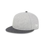 GORRA NEW ERA CAP NEW ERA GRAY MELTON WOOL 59FIFTY RC CERRADA en STOCK