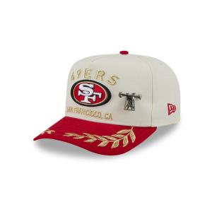 GORRA NEW ERA CAP SAN FRANCISCO 49ERS NFL DRAFT 2025 59FIFTY AF CERRADA BLANCA en STOCK