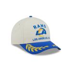 GORRA NEW ERA CAP LOS ANGELES RAMS NFL DRAFT 2025 9FORTY M-CROWN AF SNAPBACK BLANCA en STOCK