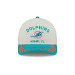 GORRA NEW ERA CAP MIAMI DOLPHINS NFL DRAFT 2025 9FORTY M-CROWN AF SNAPBACK BLANCA en STOCK