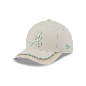 GORRA NEW ERA CAP ATLANTA BRAVES MLB NEUTRAL HEMP 9FORTY M-CROWN AF STRAPBACK en STOCK