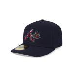 GORRA NEW ERA CAP ATLANTA BRAVES MLB STAINED GLASS 59FIFTY AF CERRADA en STOCK