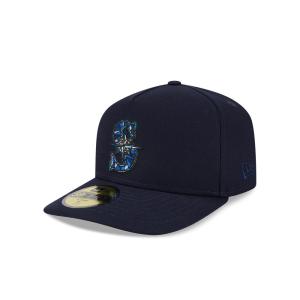 GORRA NEW ERA CAP SEATTLE MARINERS MLB STAINED GLASS 59FIFTY AF CERRADA en STOCK