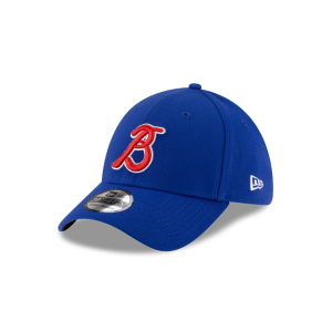 GORRA NEW ERA CAP BRAVOS DE LEóN ALTERNATIVO LMB GAME CAP 100 ANIVERSARIO 39THIRTY ELáSTICA AZUL en STOCK