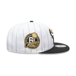 GORRA NEW ERA CAP CHICAGO BULLS NBA PINSTRIPE BLACK AND GOLD 9FIFTY SNAPBACK en STOCK
