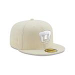 GORRA NEW ERA CAP PUMAS WHITE ON WHITE 59FIFTY CERRADA en STOCK