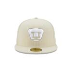 GORRA NEW ERA CAP PUMAS WHITE ON WHITE 59FIFTY CERRADA en STOCK